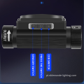 Portátil LED USB Zoomable Recarregable Sensor Headlamp